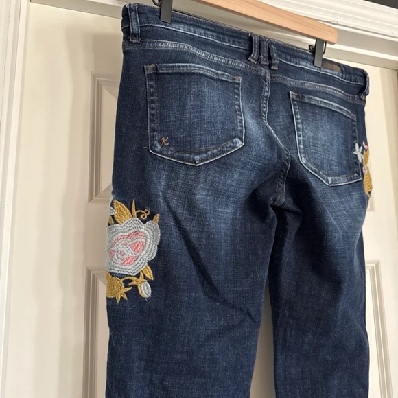 Kut from the Kloth Catherine Embroidered Boyfriend Jeans 
size 12 - Picture 7 of 12